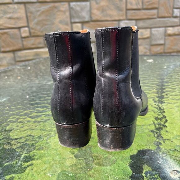 FRYE Dara black Leather Chelsea Boots Size 6 B - Picture 6 of 11